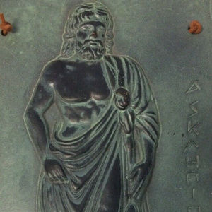 VINTAGE AESCULAPIUS ROMAN GOD OF MEDICINE